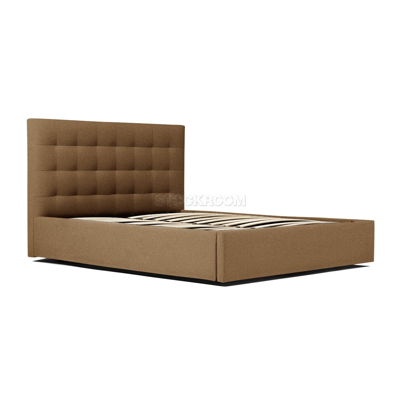 Ava Fabric Upholstered Storage Bed Frame