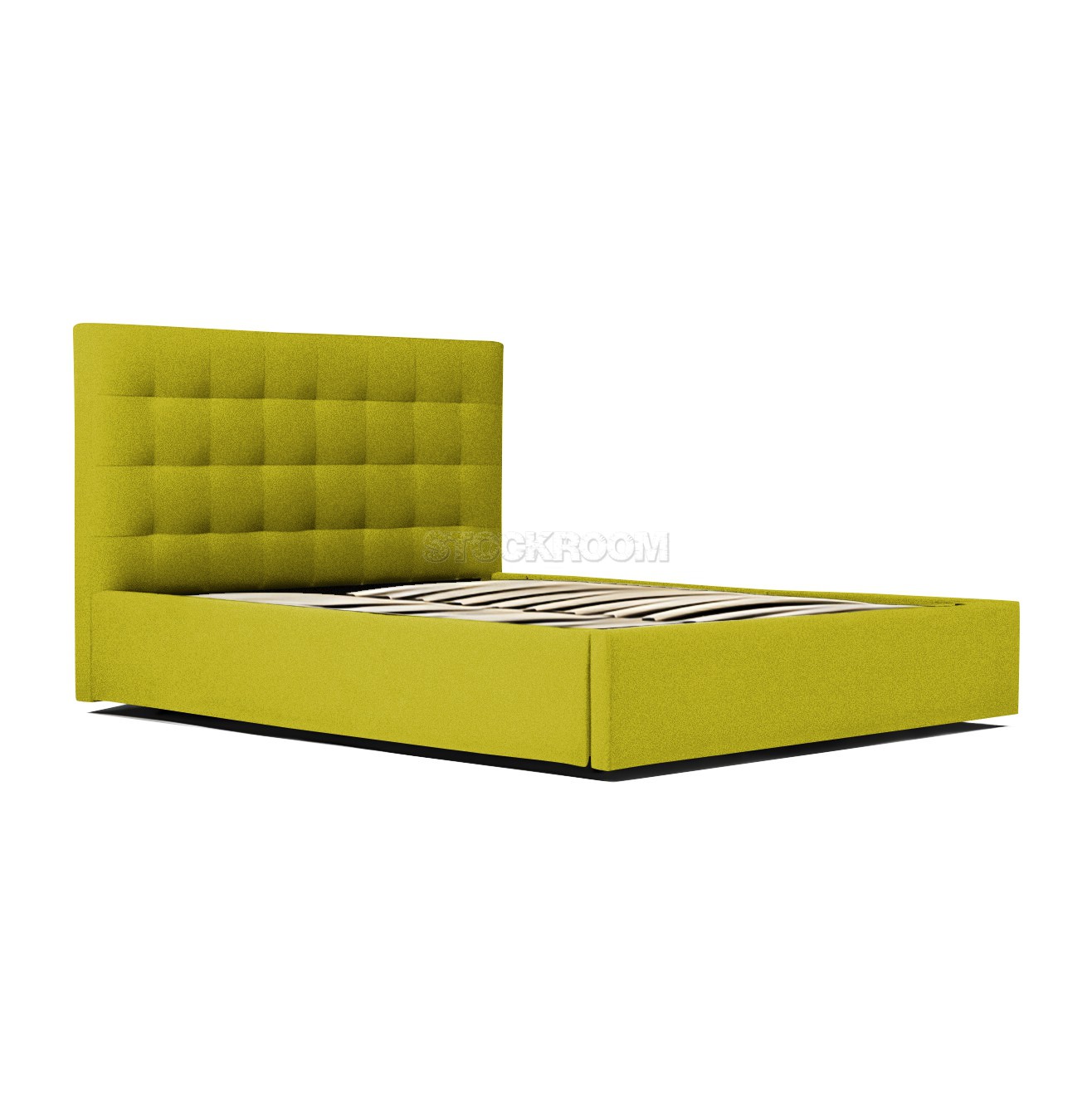 Ava Fabric Upholstered Storage Bed Frame