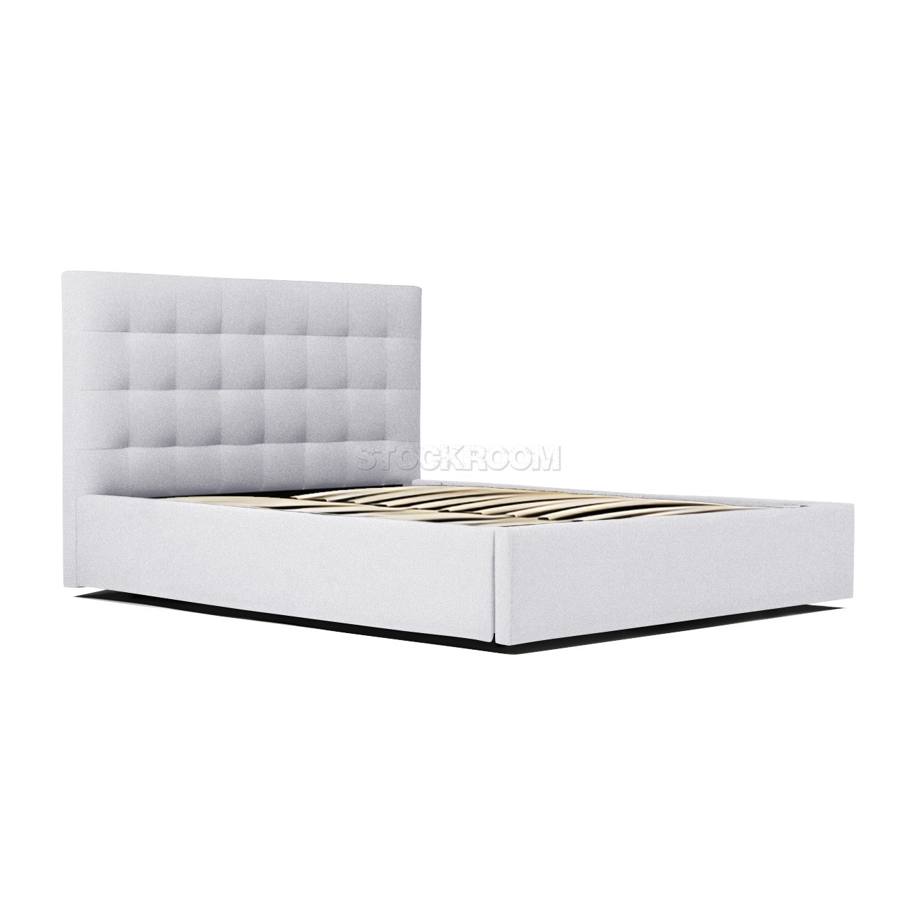 Ava Fabric Upholstered Storage Bed Frame