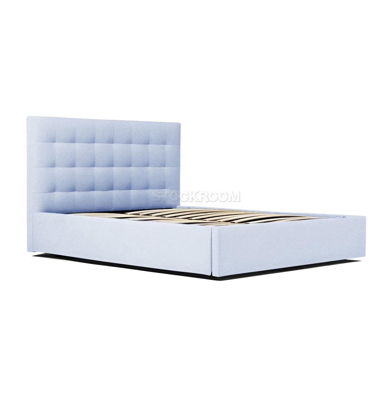 Ava Fabric Upholstered Storage Bed Frame