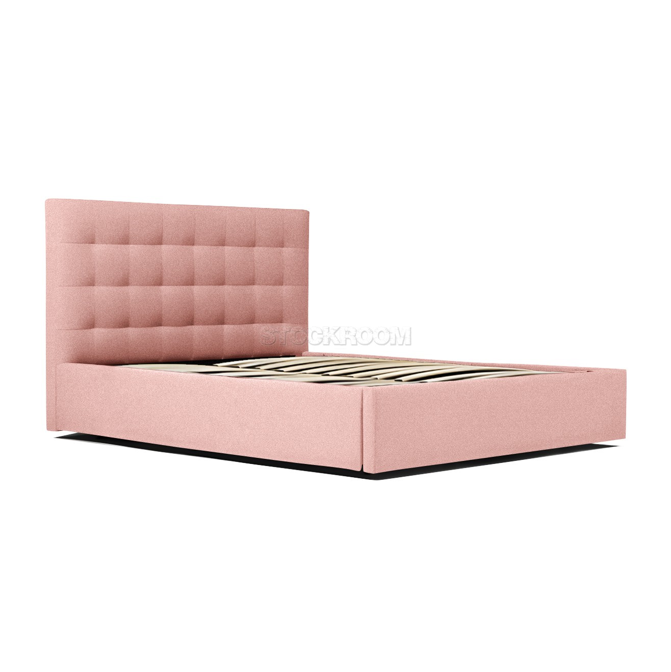 Ava Fabric Upholstered Storage Bed Frame