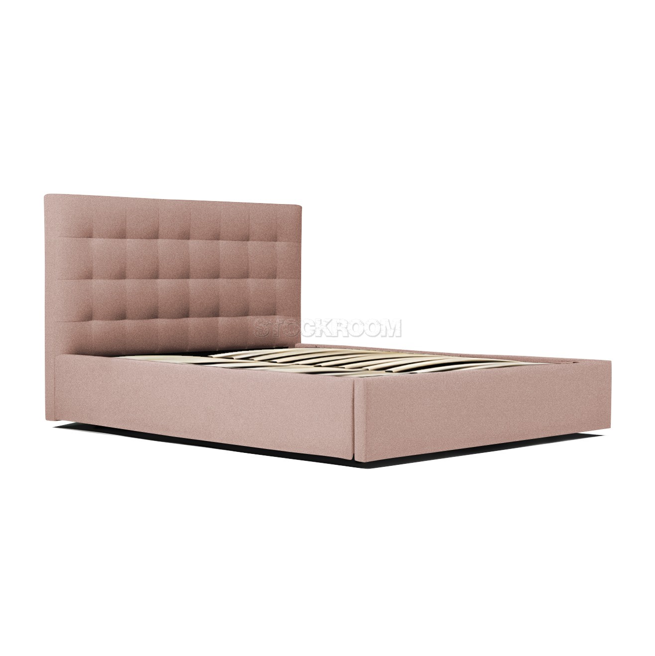 Ava Fabric Upholstered Storage Bed Frame