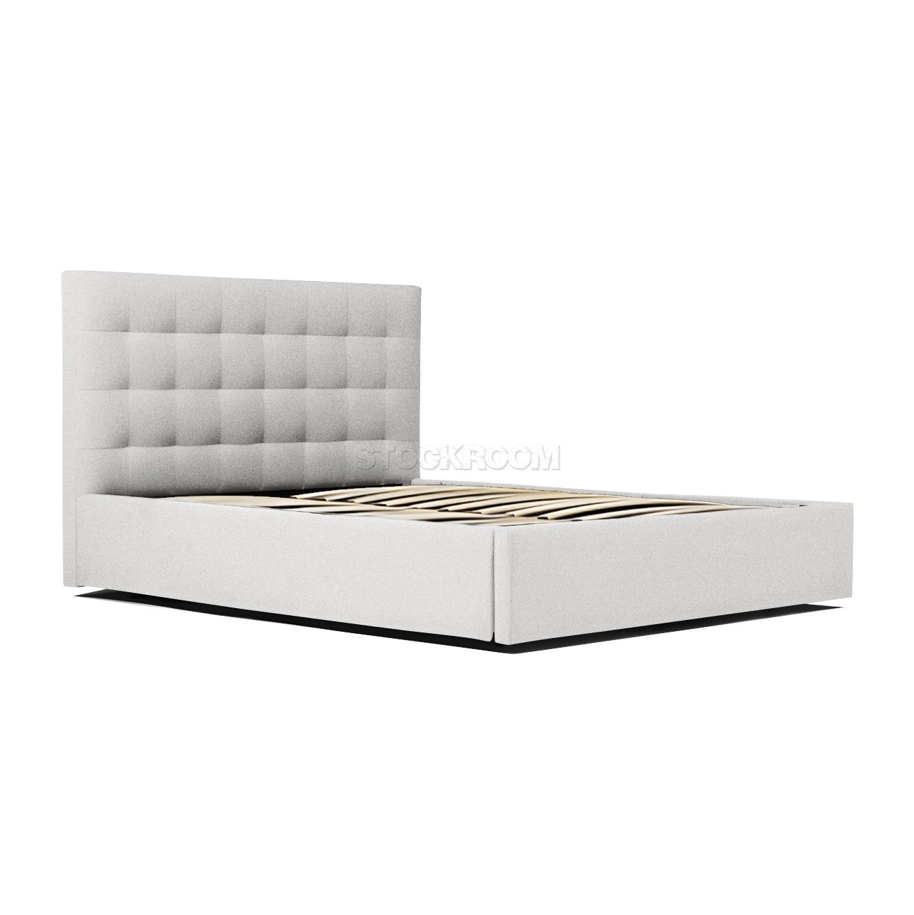 Ava Fabric Upholstered Storage Bed Frame
