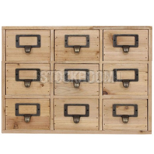 Easton Fir Solid Wood 9 Drawers