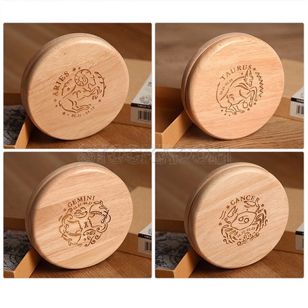 Baby Horoscope Wooden Tooth Box