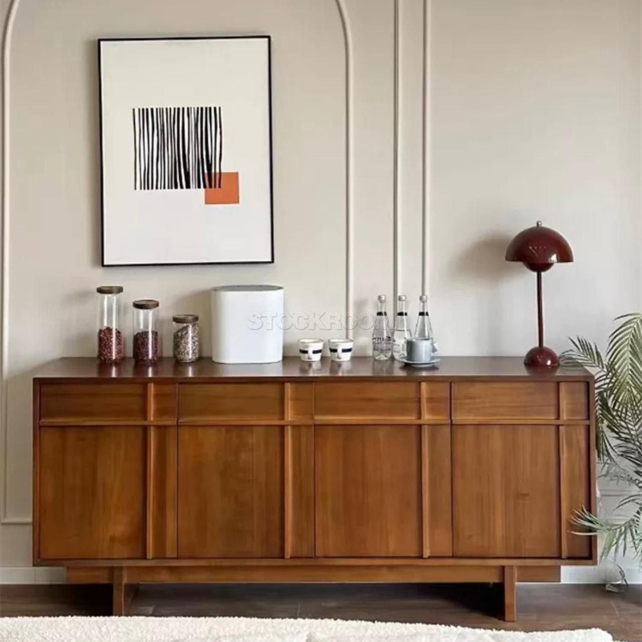 Barta Solid Oak Wood Storage Cabinet / Sideboard