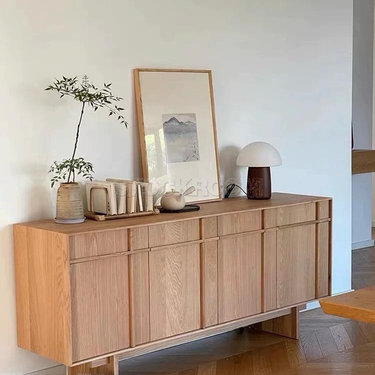 Barta Solid Oak Wood Storage Cabinet / Sideboard