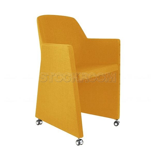 Bartley Folding Fabric Chair with Wheels