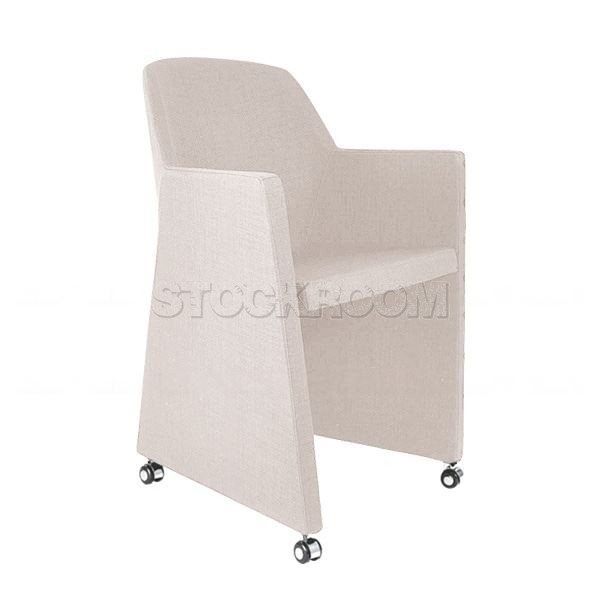 Bartley Folding Fabric Chair with Wheels