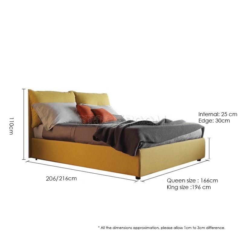 Bayley Fabric Upholstered Bed Frame