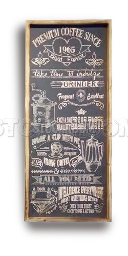 Vintage Decorative Framed Chalkboard