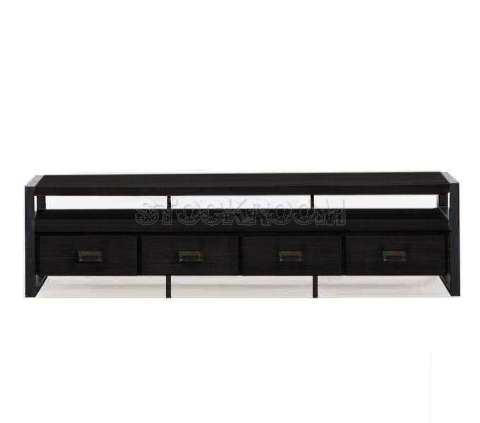 Belenus Plywood Industrial Style 4 drawers TV Cabinet