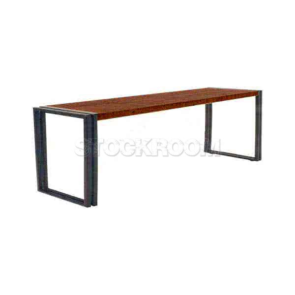 Manhattan Vintage Industrial Style Solid Wood Bench by Stockroom