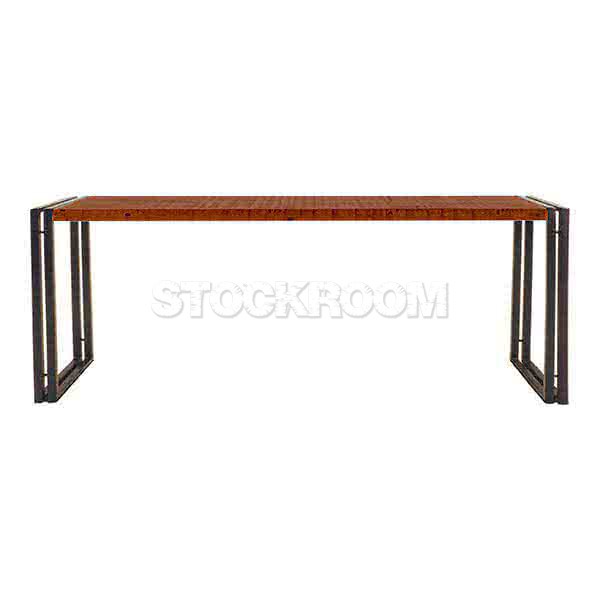 Manhattan Vintage Industrial Style Solid Wood Bench by Stockroom