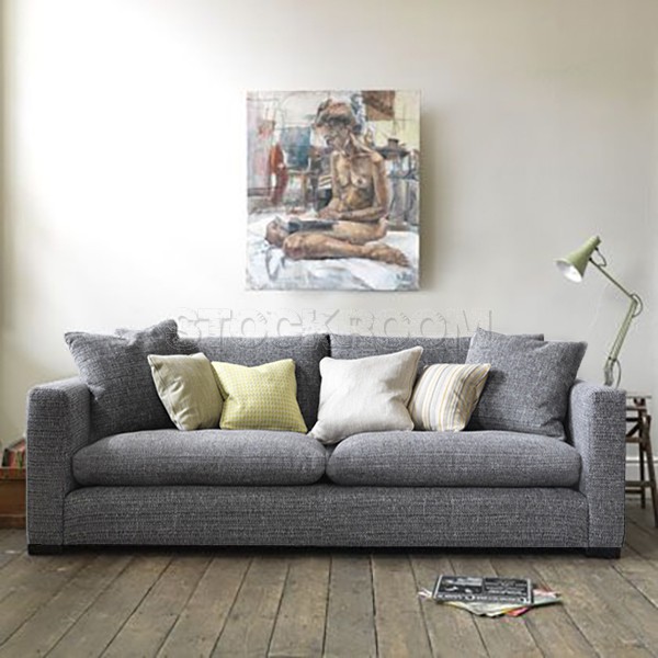 Berti Fabric Feather Down Sofa - 2 Seater