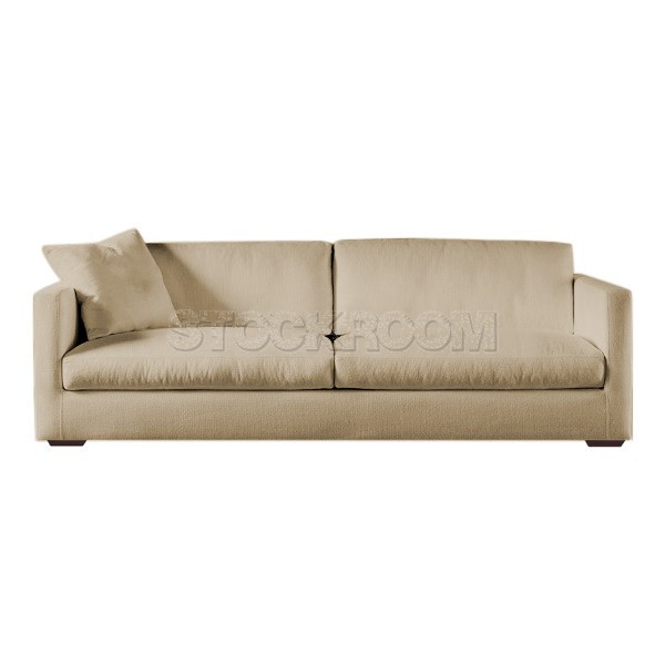 Berti Fabric Feather Down Sofa - 2 Seater