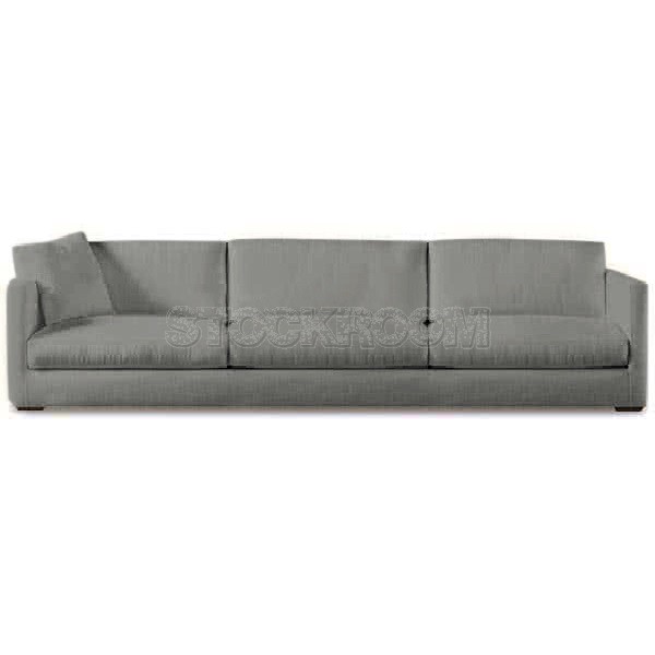 Berti Fabric Feather Down Sofa - 3 Seater