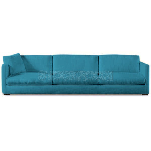 Berti Fabric Feather Down Sofa - 3 Seater