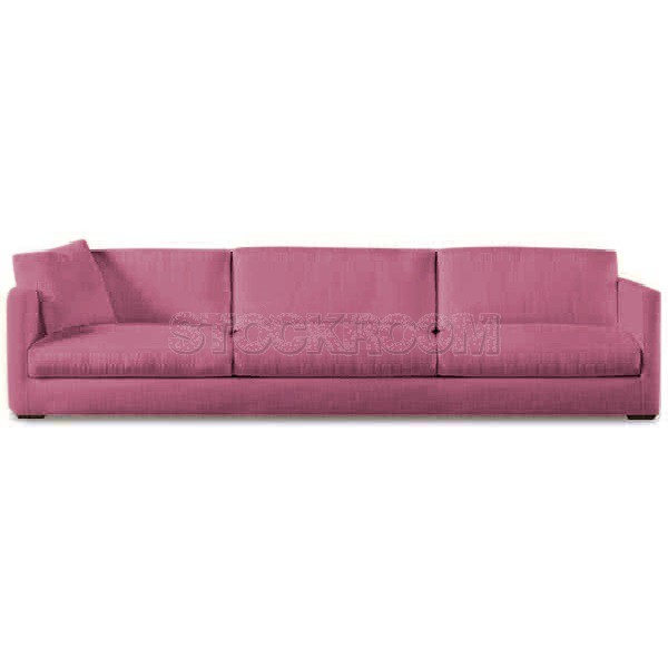 Berti Fabric Feather Down Sofa - 3 Seater