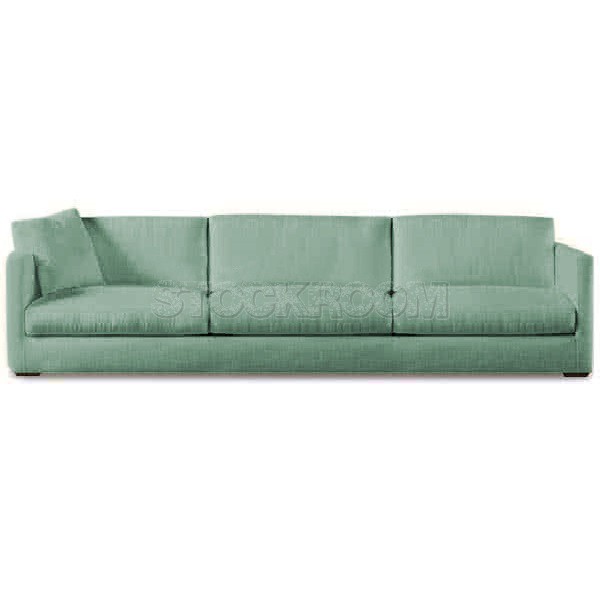 Berti Fabric Feather Down Sofa - 3 Seater