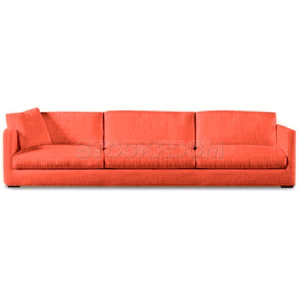 Berti Fabric Feather Down Sofa - 3 Seater