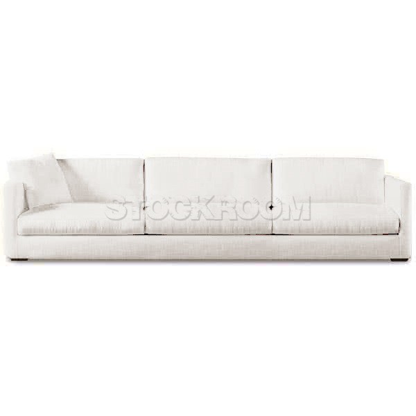 Berti Fabric Feather Down Sofa - 3 Seater