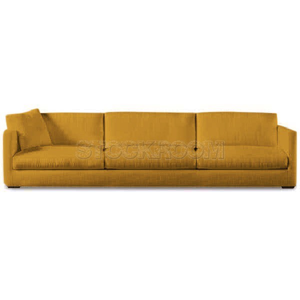 Berti Fabric Feather Down Sofa - 3 Seater