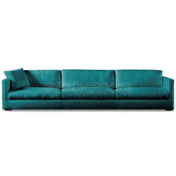 Berti Fabric Feather Down Sofa - 2 Seater