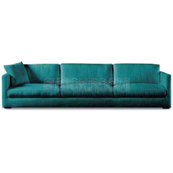 Berti Fabric Feather Down Sofa - 3 Seater