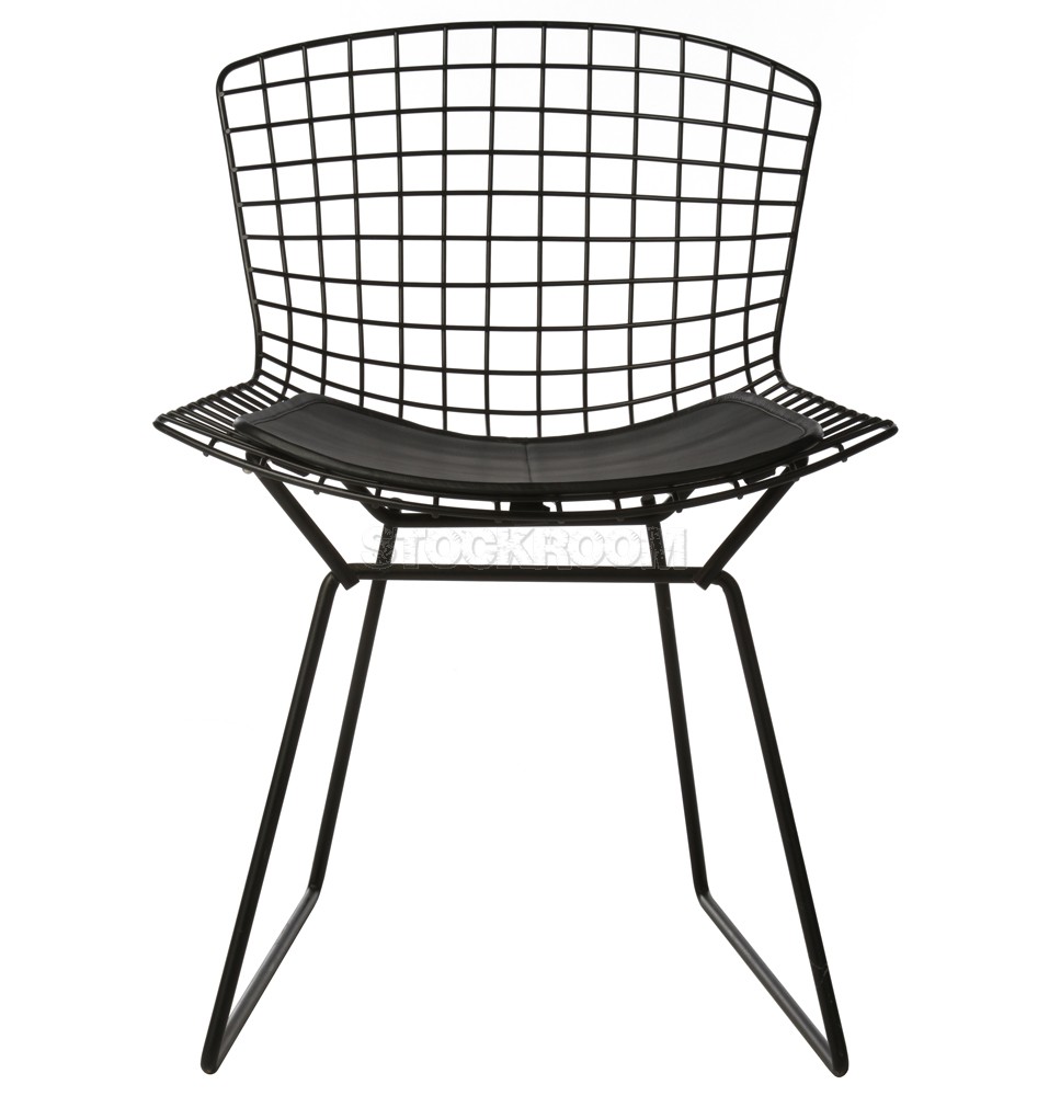 Bertoia Style Wire Chair with Pad - Premium Version