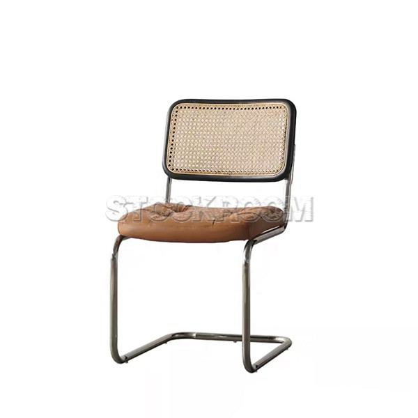 Nordic Rattan Woven Upholstered Chair