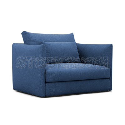 Boston Fabric Feather Down Armchair