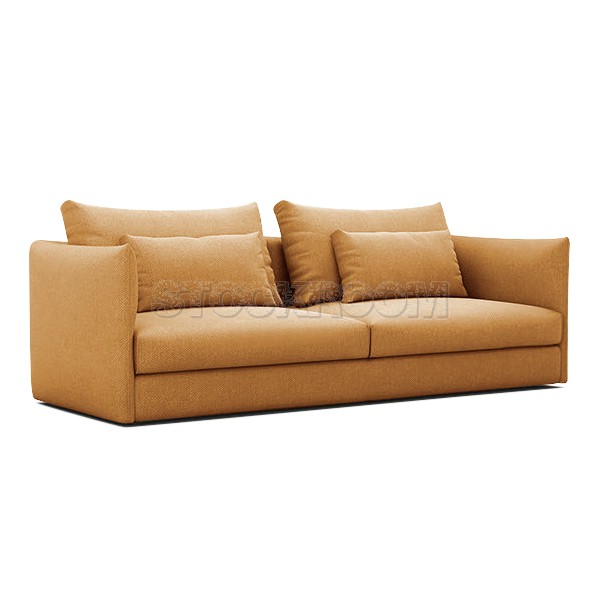 Boston Fabric Feather Down Sofa - 2 seater