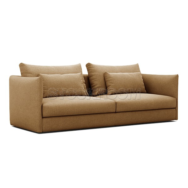 Boston Fabric Feather Down Sofa - 2 seater