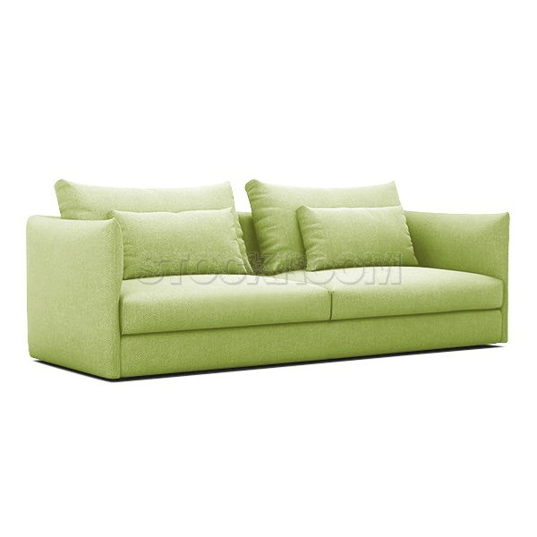 Boston Fabric Feather Down Sofa - 2 seater