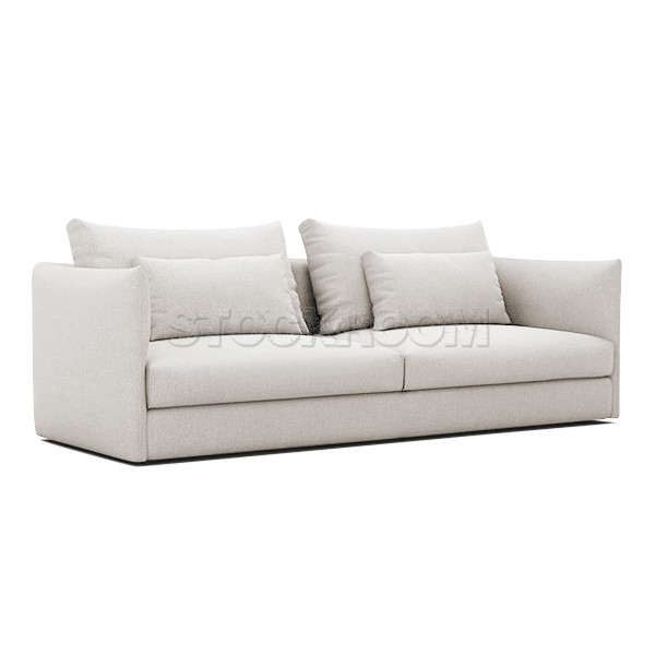 Boston Fabric Feather Down Sofa - 2 seater