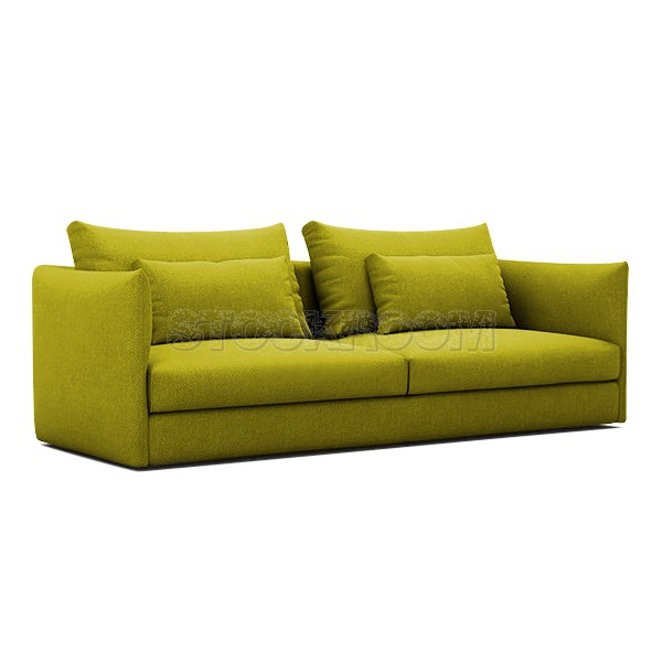 Boston Fabric Feather Down Sofa - 2 seater