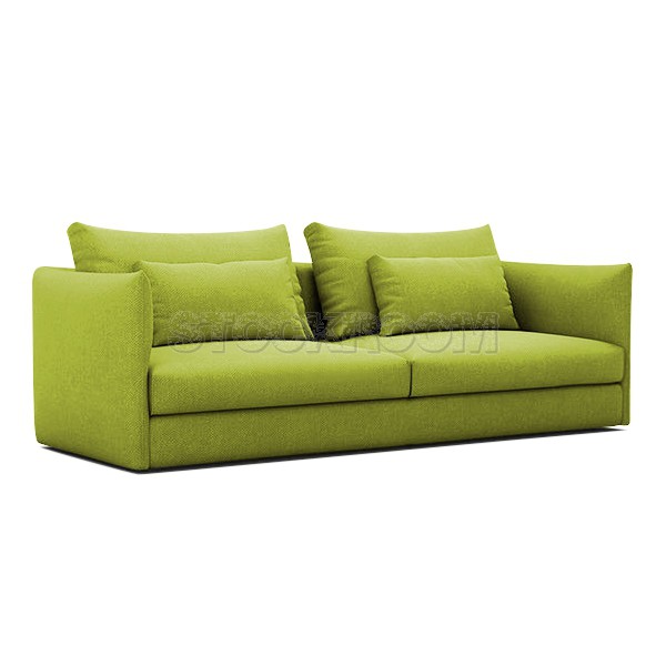 Boston Fabric Feather Down Sofa - 2 seater