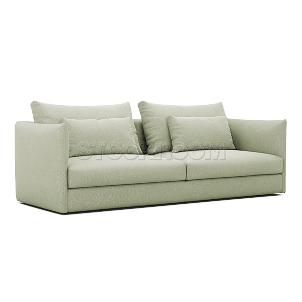 Boston Fabric Feather Down Sofa - 2 seater