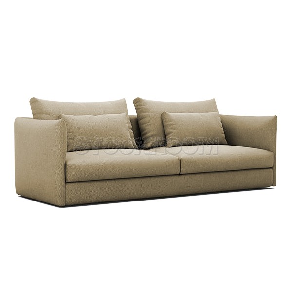 Boston Fabric Feather Down Sofa - 2 seater