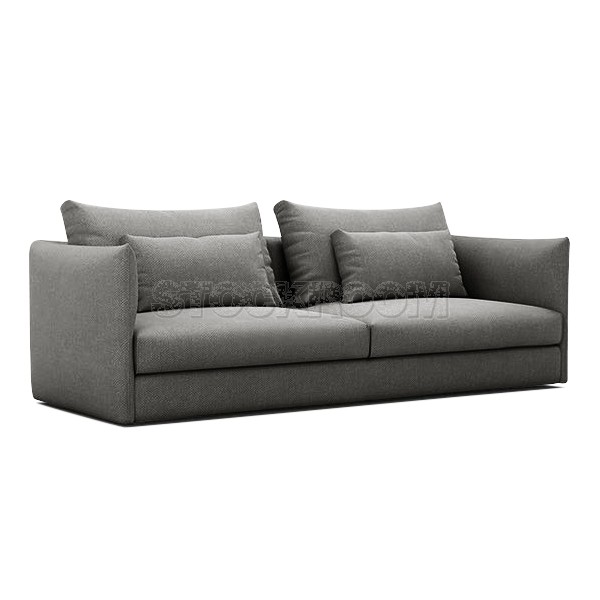 Boston Fabric Feather Down Sofa - 2 seater