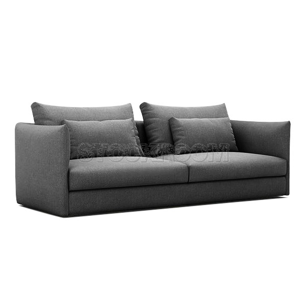 Boston Fabric Feather Down Sofa - 2 seater