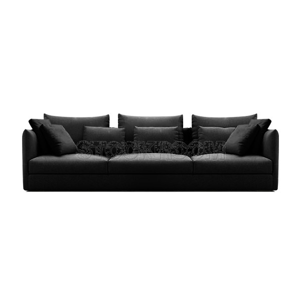 Boston Fabric Feather Down Sofa - 3 seater