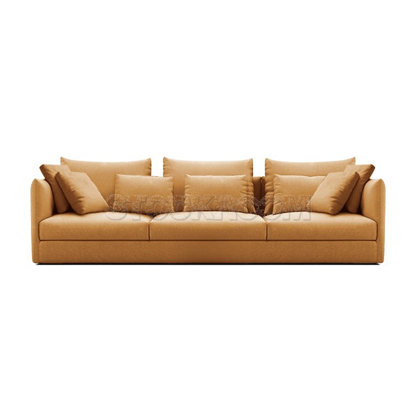 Boston Fabric Feather Down Sofa - 3 seater