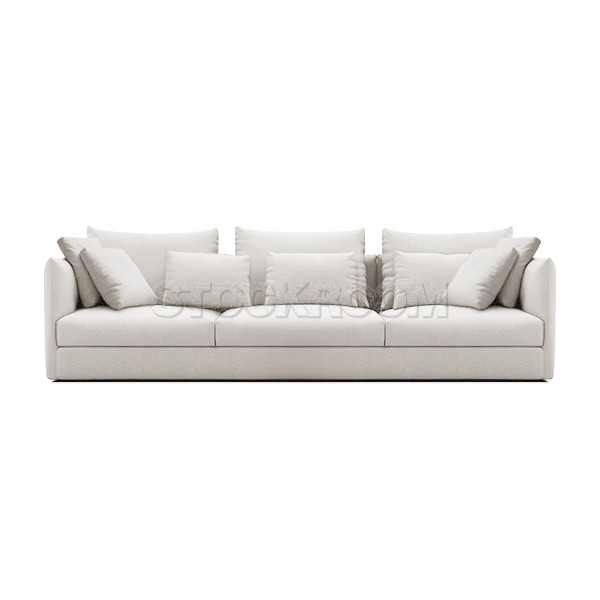 Boston Fabric Feather Down Sofa - 3 seater