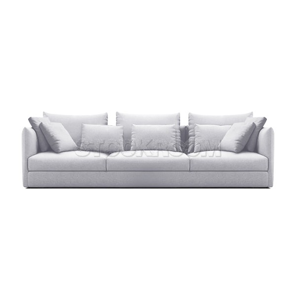 Boston Fabric Feather Down Sofa - 3 seater