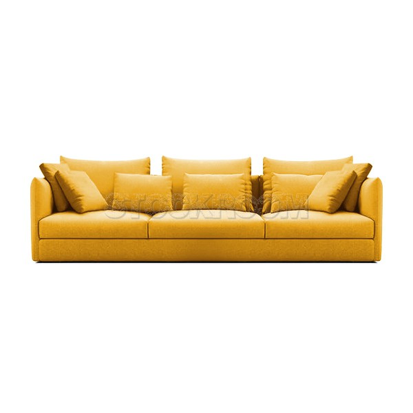 Boston Fabric Feather Down Sofa - 3 seater