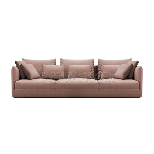 Boston Fabric Feather Down Sofa - 3 seater