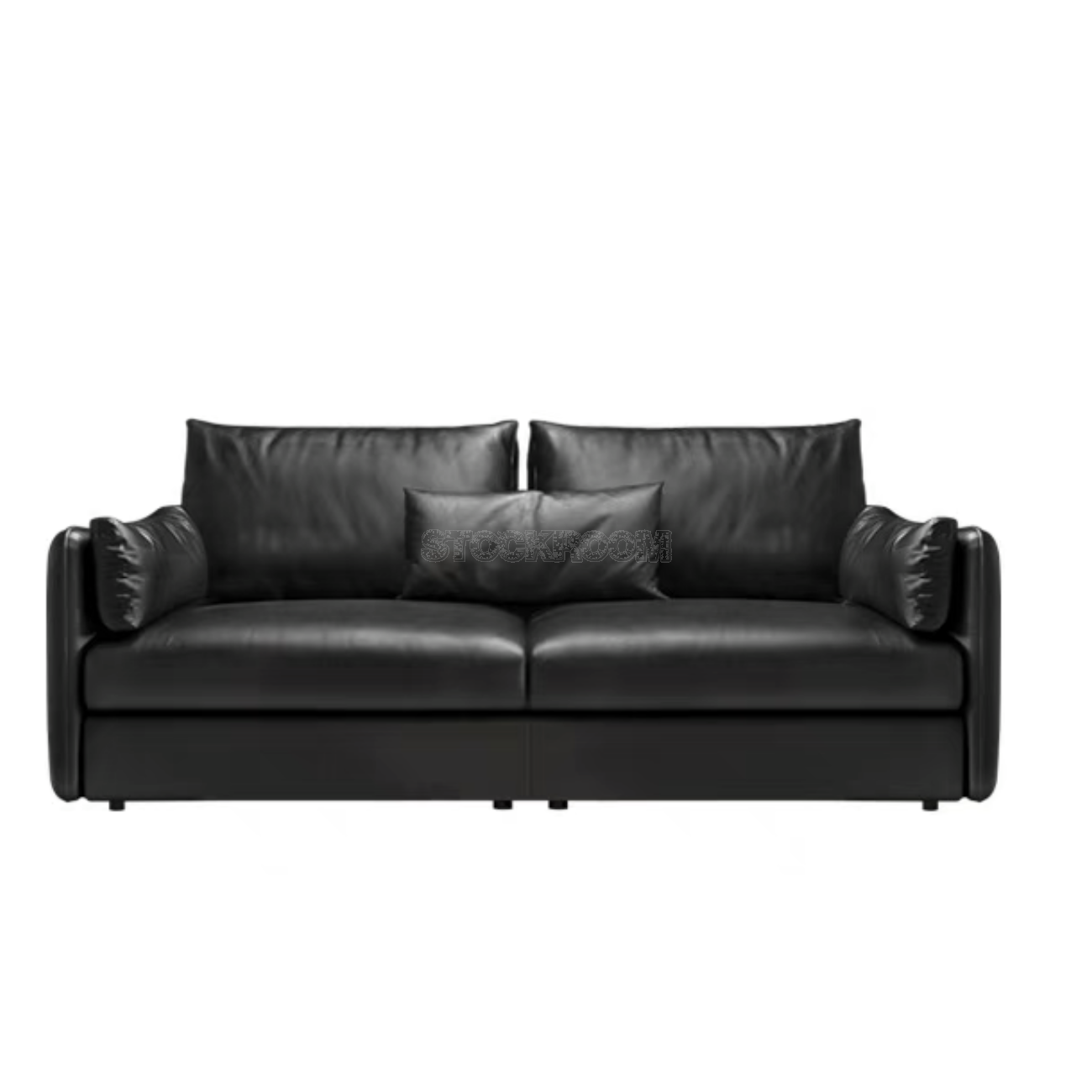 Boston Leather Feather Down Sofa - 2 Seater