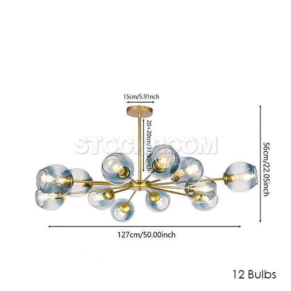 Branching Bubble Style Pendant Lamp II